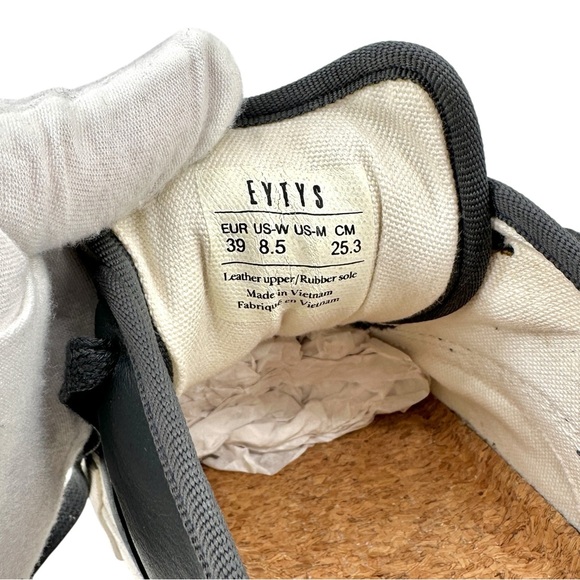 EYTYS Mother Navy Blue Platform Nobuck Leather Chunky Platform Sneakers sz 8.5 - Picture 7 of 9